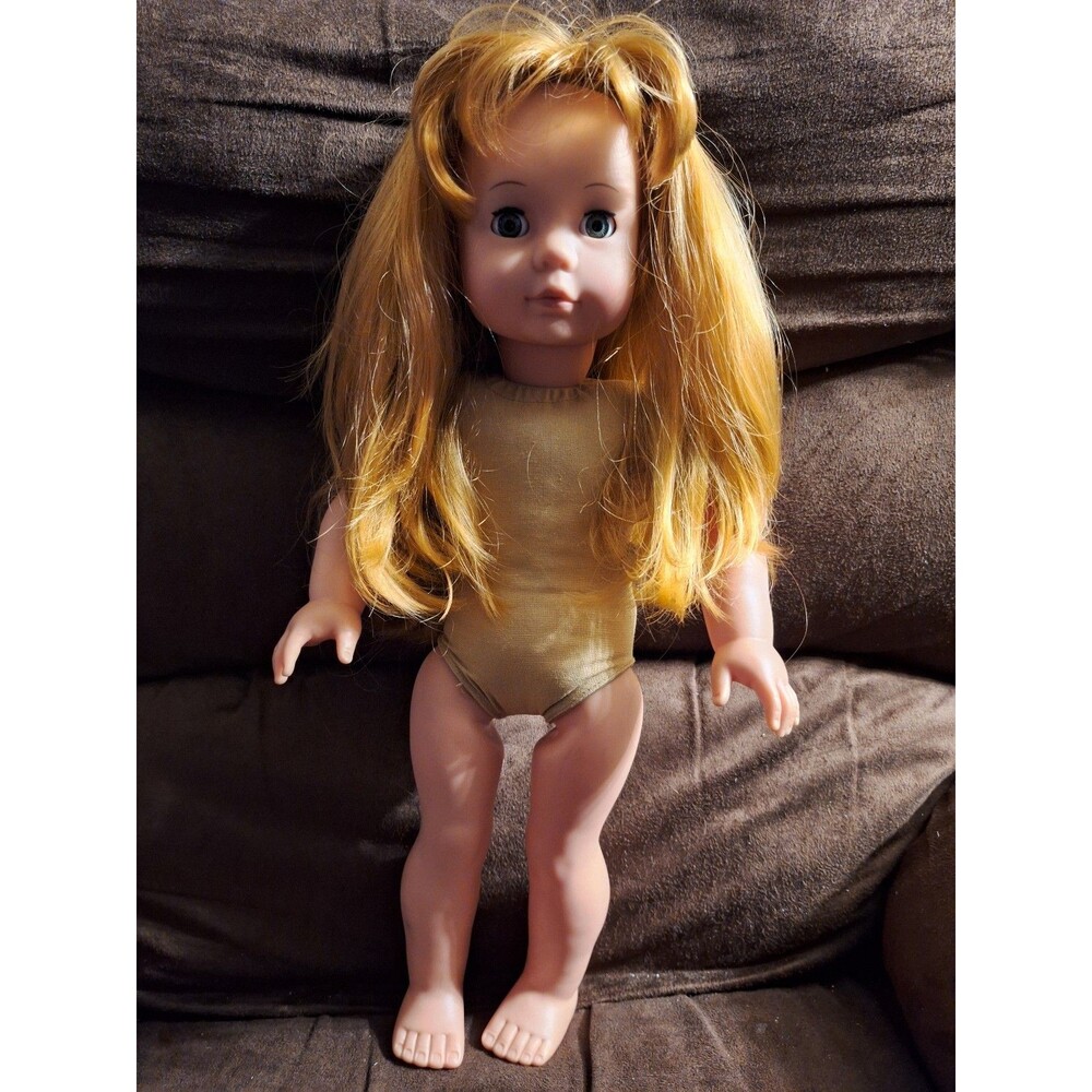 Gotz Puppe Germany Doll Red Hair Gray Eyes Bangs